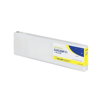 Tinteiro Compatível Epson SJIC26 Amarelo