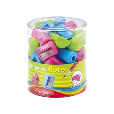 Afia Lápis de Plástico 1 Boca Cute - Pack 48un