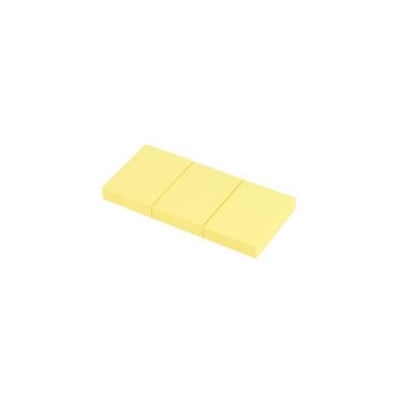 Bloco Adesivo Amarelo 38x51mm Pack 3