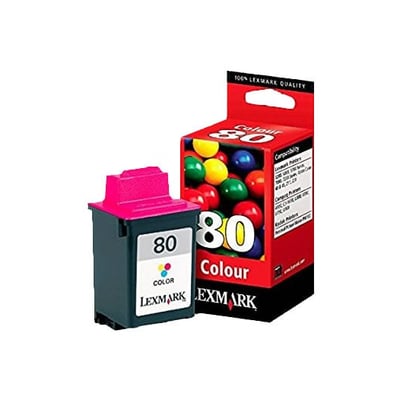 Cartucho de tinta Original Lexmark 80 (12A1980) Colores