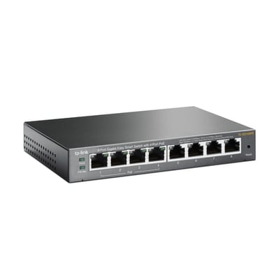 Switch TP-LINK TL-SG108PE Gerido L2 Gigabit Ethernet (10/100/1000) Power over Ethernet (PoE) - 8 portas