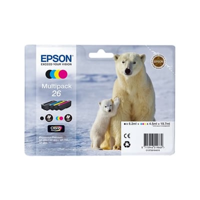 Tinteiro Original Epson T2616 Pack 4 cores
