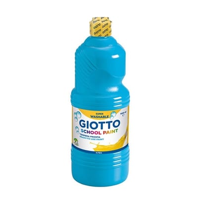 Guache Líquido Giotto Escolar 1L - Cian