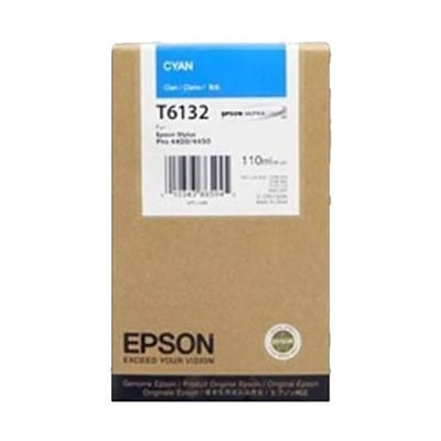 Cartucho de tinta Original Epson T6132 Cian