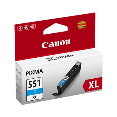 Cartucho de tinta Original Canon CLI-551 Alta Cap. Cian