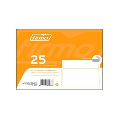 Sobre C6 114x162mm Blanco Autoadhesivo - 25ud