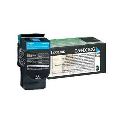Toner Original Lexmark C544X Azul Alta Cap.