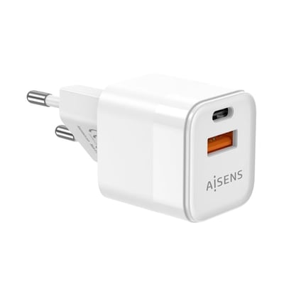 Carregador Aisens 20W - Carregamento rápido USB-A e USB-C