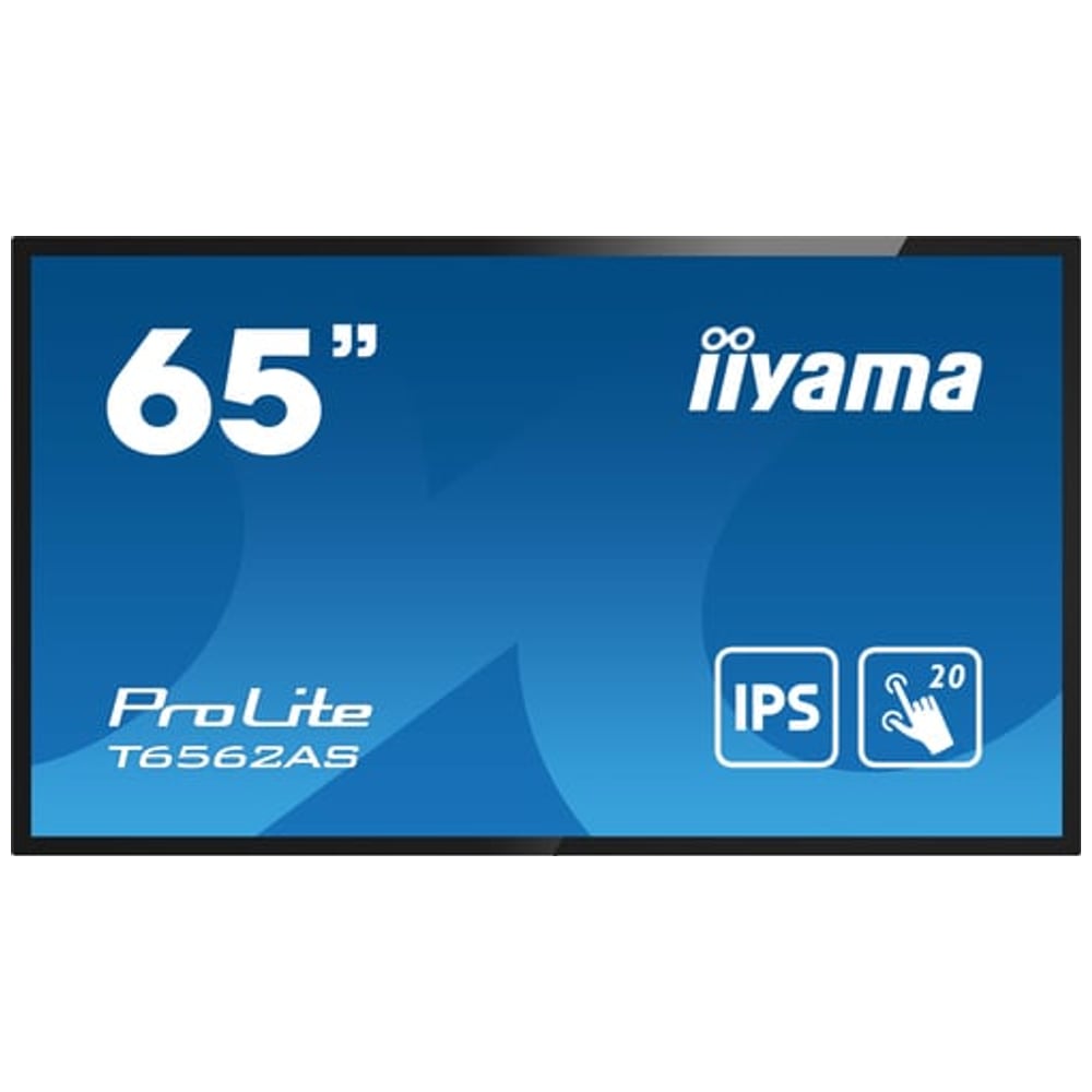 Ecrã de sinalização iiyama (64.5") LED 500 cd/m² 4K Ultra HD Ecrã táctil Android 8.0 24/7