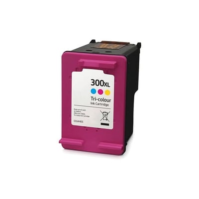 Tinteiro Compatível HP 300 XL (CC644E) Tricolor