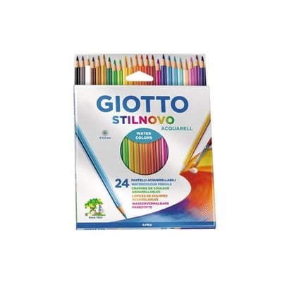 Lápices de Color Acuarelables Giotto Stilnovo 24un