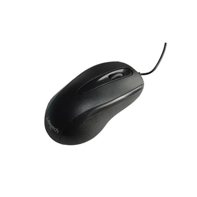 Ratón Basic Fit USB Óptico Con Cable Negro