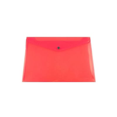 Sobre de Plástico B5 (176x250mm) Rojo Pack 12