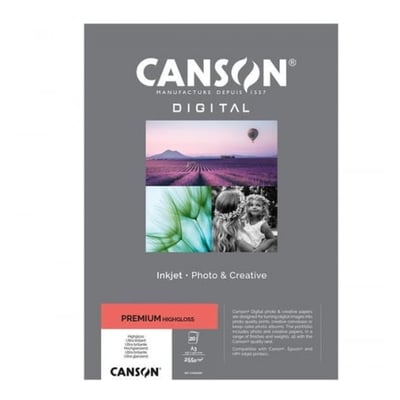 Papel Foto Canson Premium Highgloss A3 255g 20f
