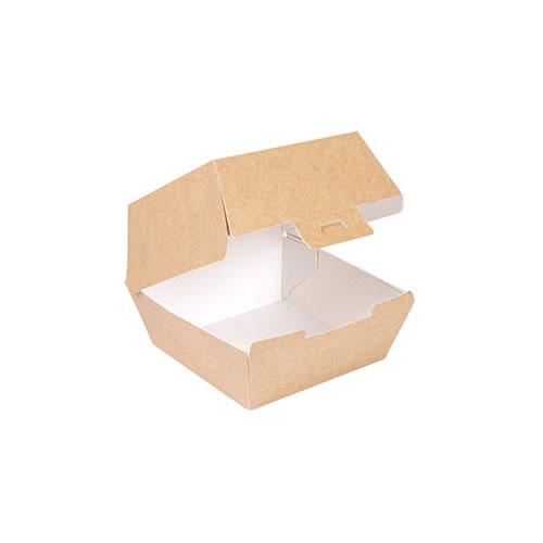 Caixa Hamburguer THEPACK 14,4x13,6x9,2cm Kraft 50u
