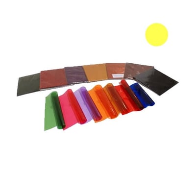 Papel Celofán 30g 70cmx100mt 25 Hojas - Amarillo