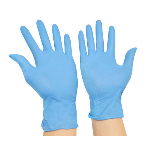 Luvas Nitrilo Azul s/Pó Tamanho M - Pack 100