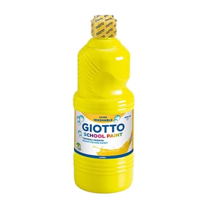 Guache Líquido Giotto Escolar 1L - Amarelo
