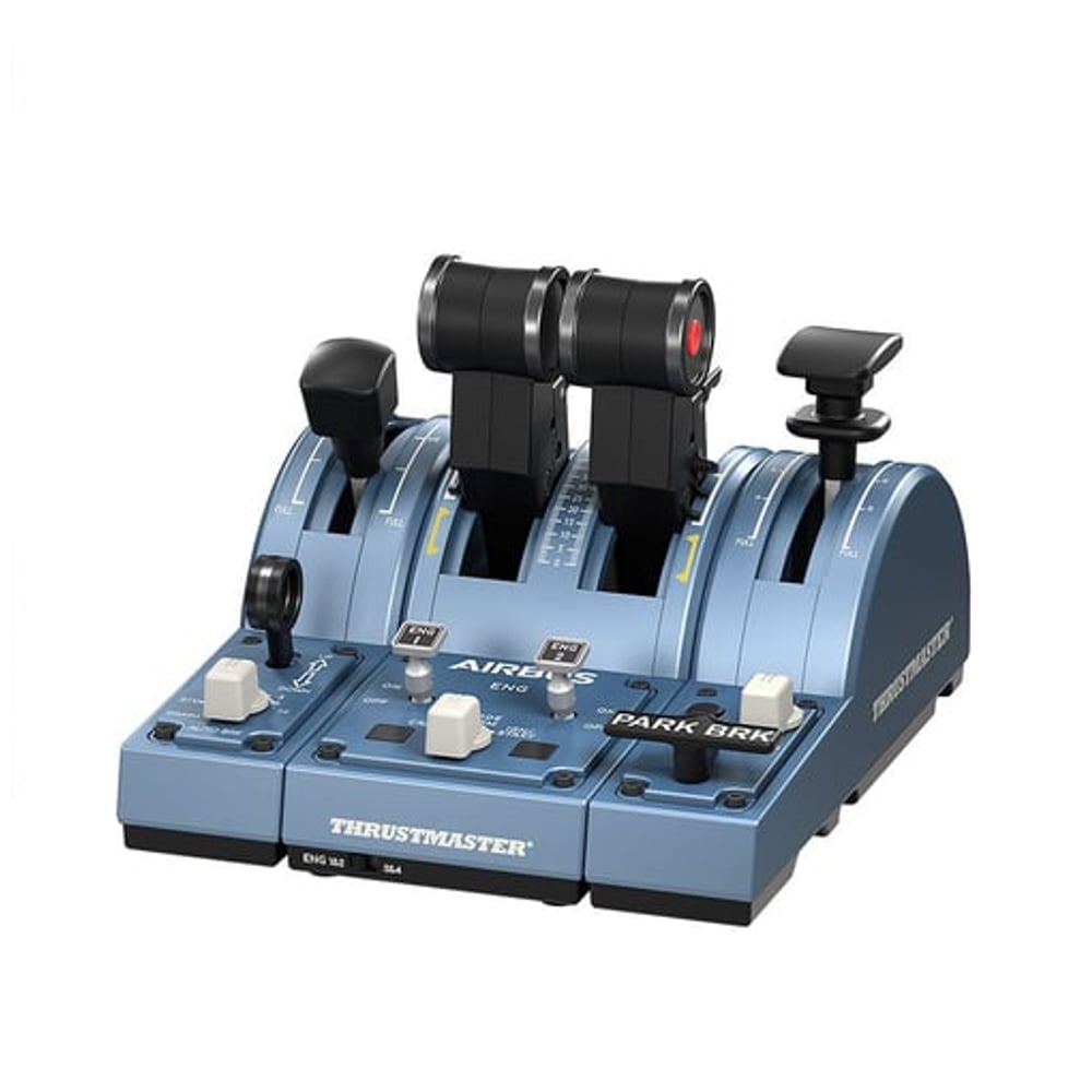 Thrustmaster TCA Captain Pack X Airbus Edition, USB Joystick + alavanca de controlo do motor Analógico PC, Xbox