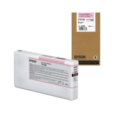 Cartucho de tinta Original Epson T9136 Magenta Claro