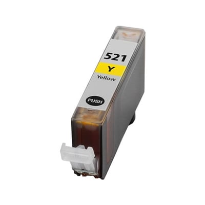 Tinteiro Compatível Canon CLI-521 Amarelo