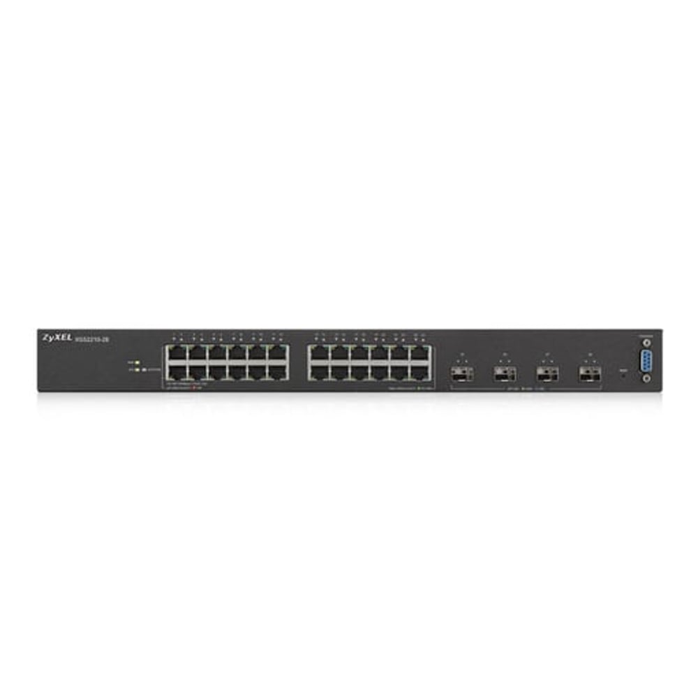 Switch Gerido Zyxel XGS2210-28 L2 Gigabit Ethernet 24 Portas 1U
