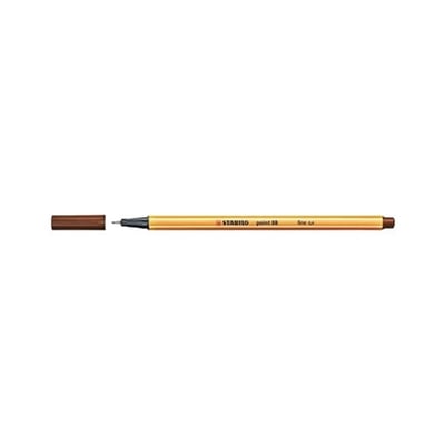 Marcador Stabilo Point 88 Marrón - Pack 10un