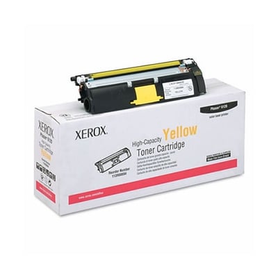 Toner Original Xerox Phaser 6120 Amarelo Alta Cap.