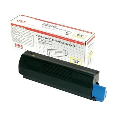 Toner Original OKI C5250/C5450 Amarelo Alta Cap.