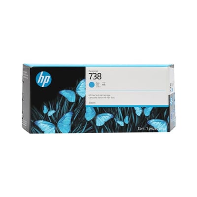 Tinteiro Original HP 738 XL Ciano