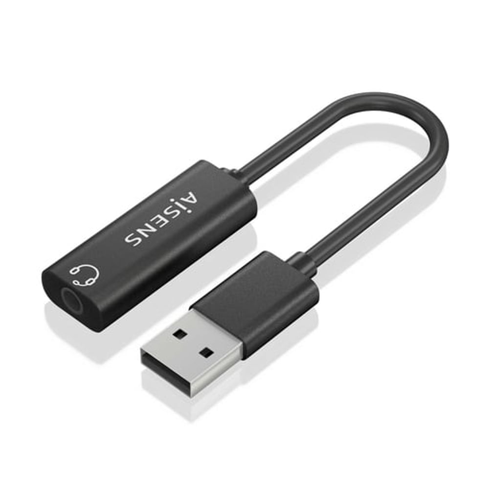 Adaptador USB-A para Audio Jack 3.5 mm 10cm
