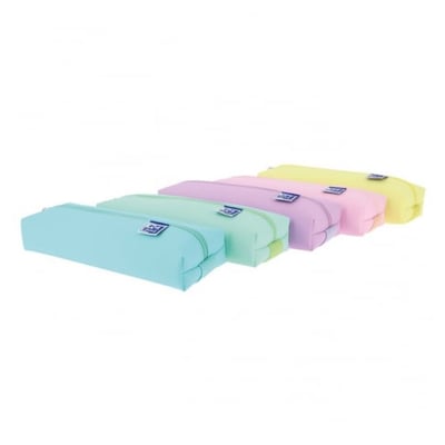 Estojo Médio Oxford Live&Go Cores Pastel