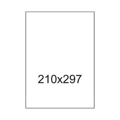 Etiquetas 210x297 100Hojas A4 100un