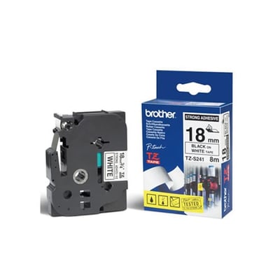 Fita Grav. Orig. Brother 24mmx8mts Transp./Preto