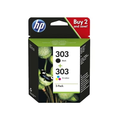 Pack Original HP 303 Negro + Colores