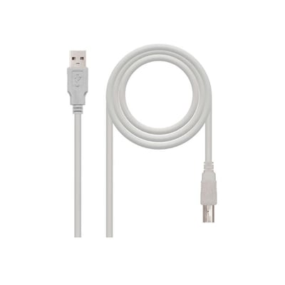 Cabo USB 2.0 A/B 1.8m - Branco
