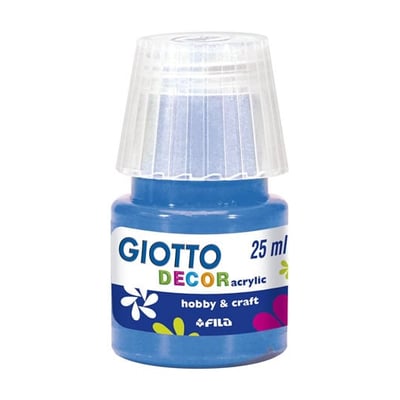 Tinta Acrílica Giotto Decor 25ml Cobalto - Pack 6