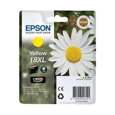 Cartucho de tinta Original Epson 18XL (T1814) Amarillo Alta Cap.