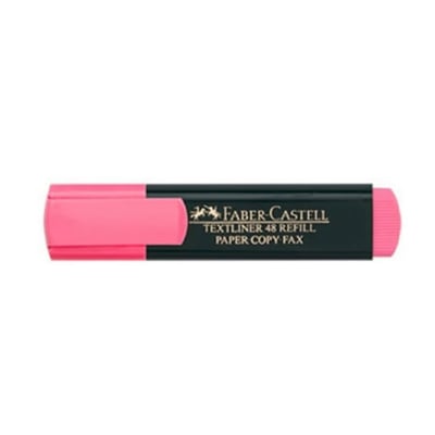 Marcador Faber-Castell Fluorescente Rosa Cx 10