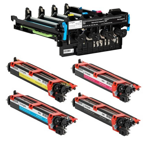 Tambor Original Lexmark CX410 Preto e Cor