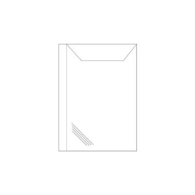 Bolsa PVC 190mmx229mm c/ vitrina s/ perforación