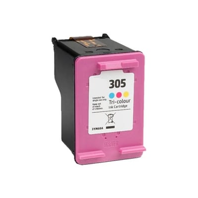 Cartucho de tinta reciclado HP 305 (3YM60A) Tricolor