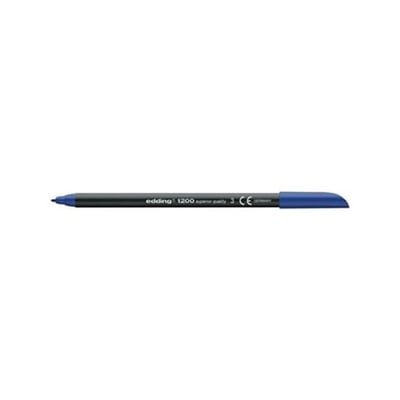 Marcador Medio Edding 1200 Azul Cx 10un
