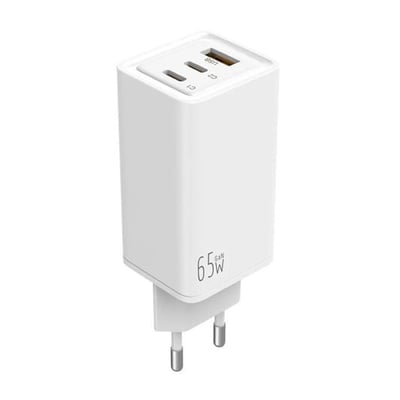 Cargador de Pared 2 x USB Tipo-C 1 x USB 65W