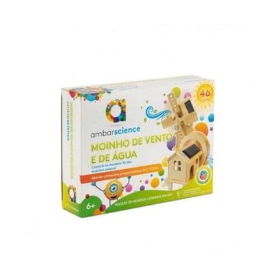 Puzzle 3D Moinho de Vento e Água Ambarscience