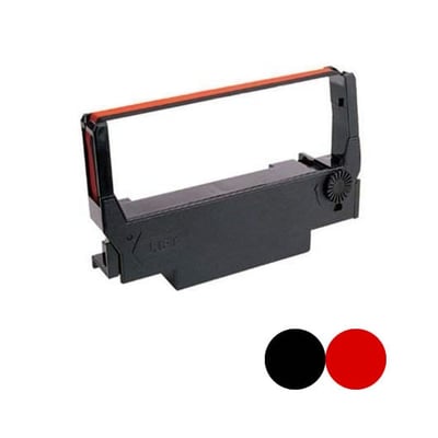 Fita Compatível Epson ERC30/34/38 Preto/Vermelho