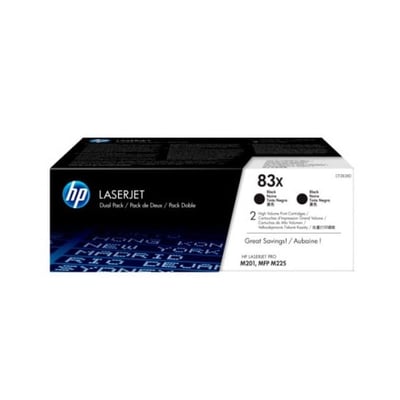 Toner Original HP 83X (CF283XD) Pack 2