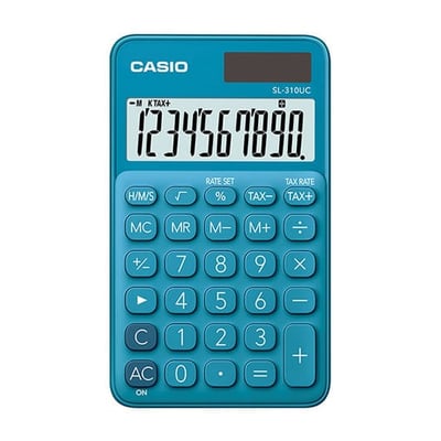 Calculadora de Bolso Casio SL310UC Azul