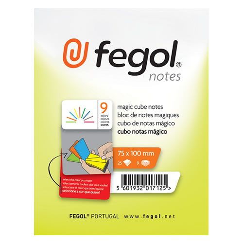 Cubo de Notas Mágico Tarefas 75x100 225f