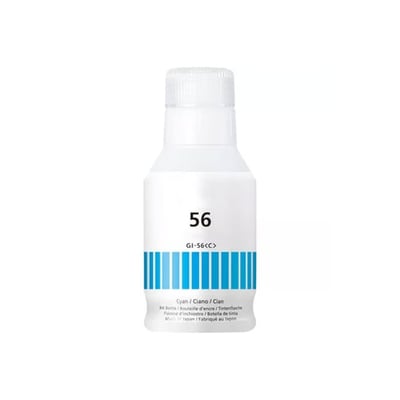 Tinteiro Compatível Canon GI-56 Ciano